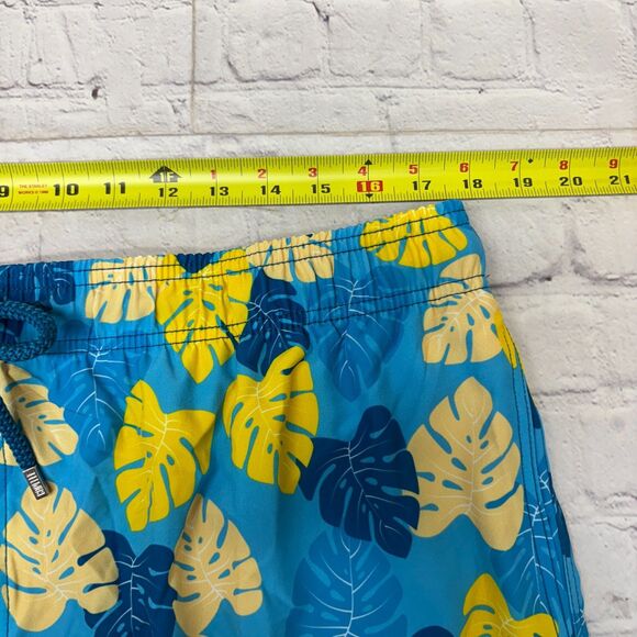 NWT Capelle Men Collin Aqua Swim Trunks Shorts Size XXL 2XL Floral C006 -23 - Picture 4 of 16